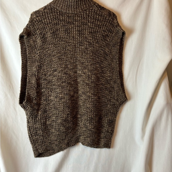 Brown Knit Sweater Vest - Picture 6 of 7
